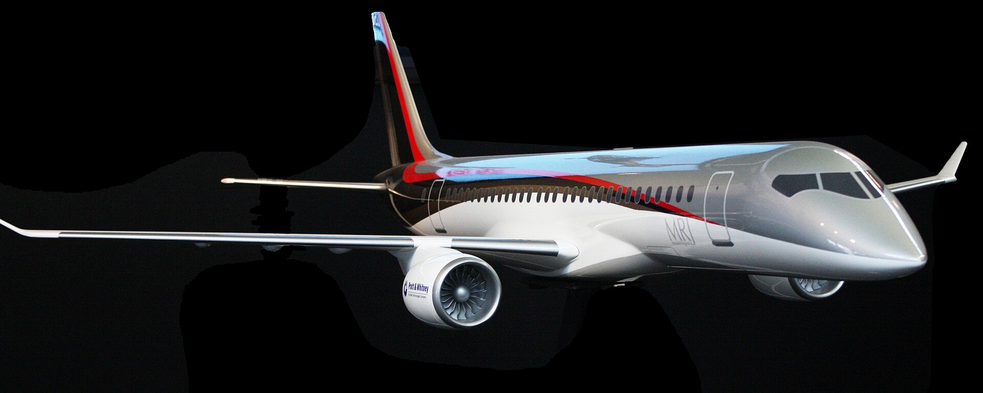 Imagem de referência de Mitsubishi Regional Jet, descrito nos dados abertos como avião a jato produzido pela Mitsubishi Aircraft Corporation