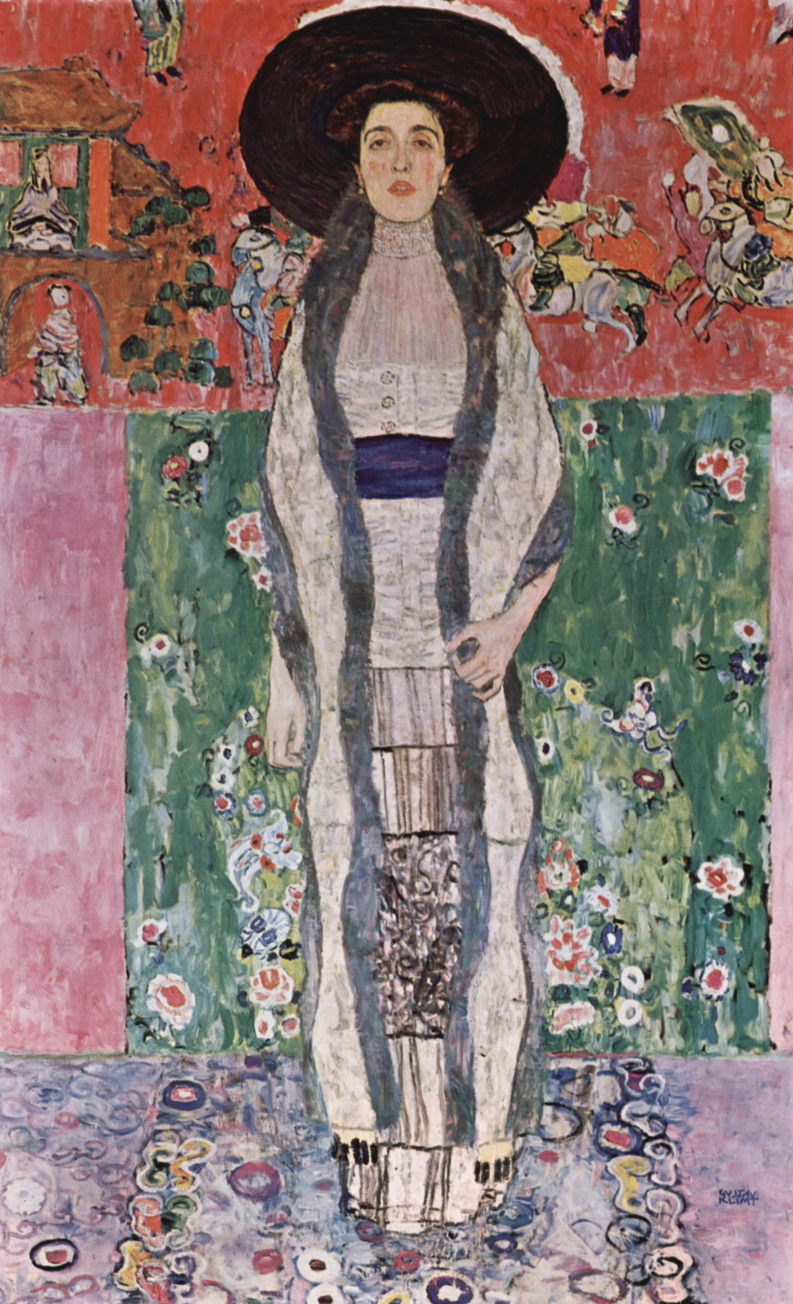 Imagem de referência de Retrato de Adele Bloch-Bauer II, descrito nos dados abertos como pintura de Gustav Klimt