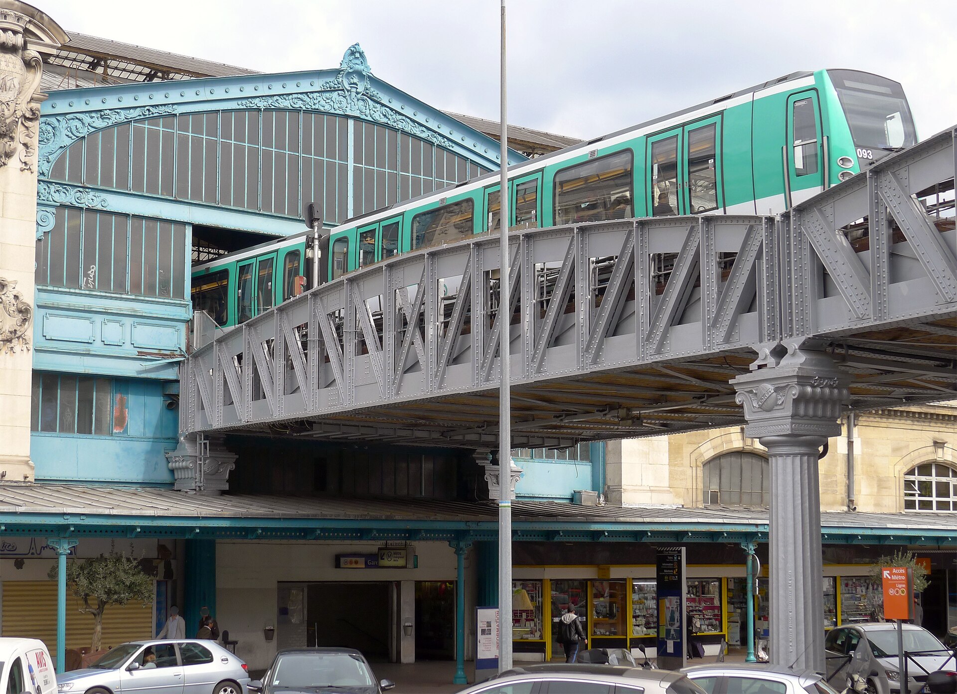 Imagem de referência de Gare d'Austerlitz, descrito nos dados abertos como estação do Metropolitano de Paris