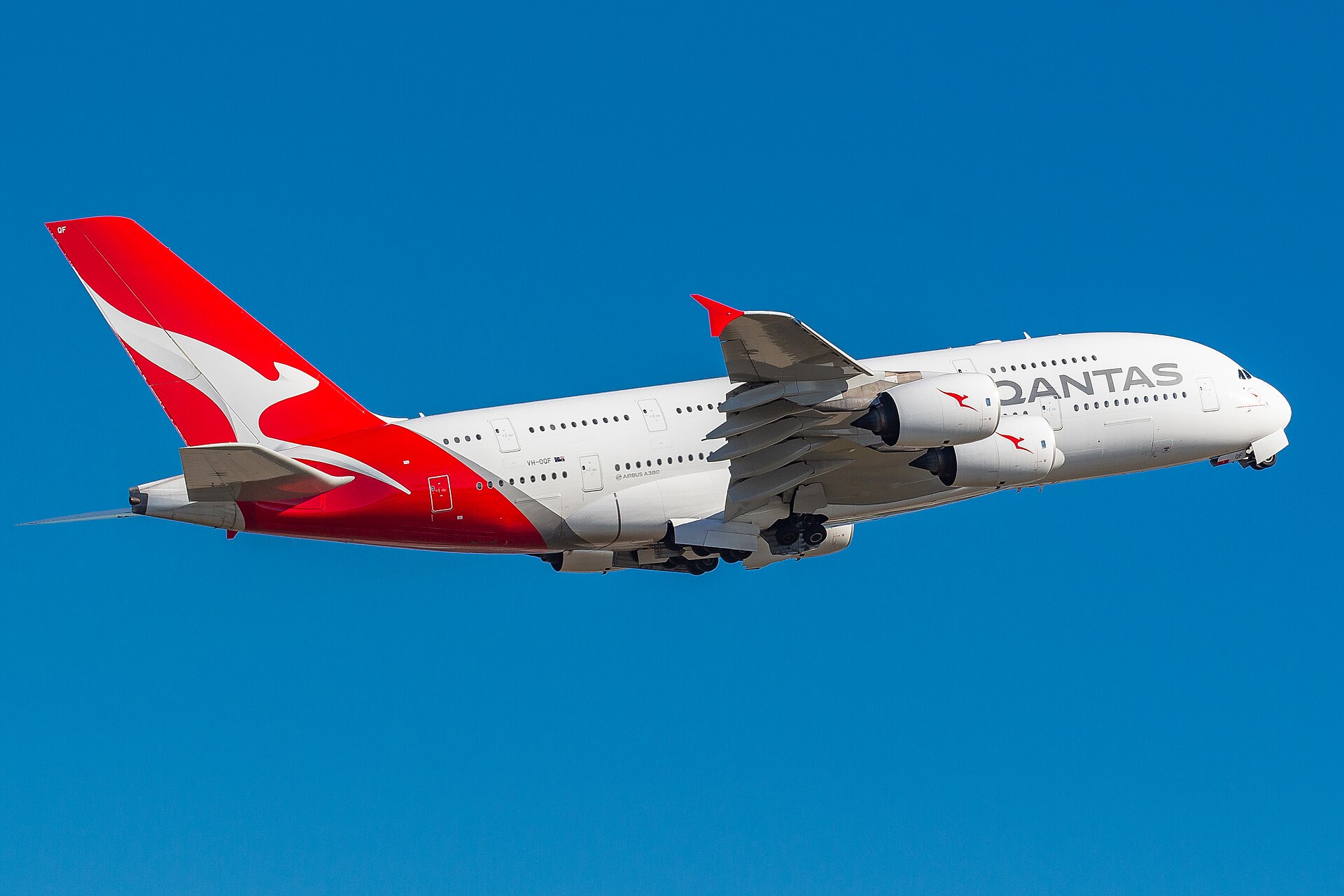 Imagem de referência de Qantas, descrito nos dados abertos como empresa aérea australiana