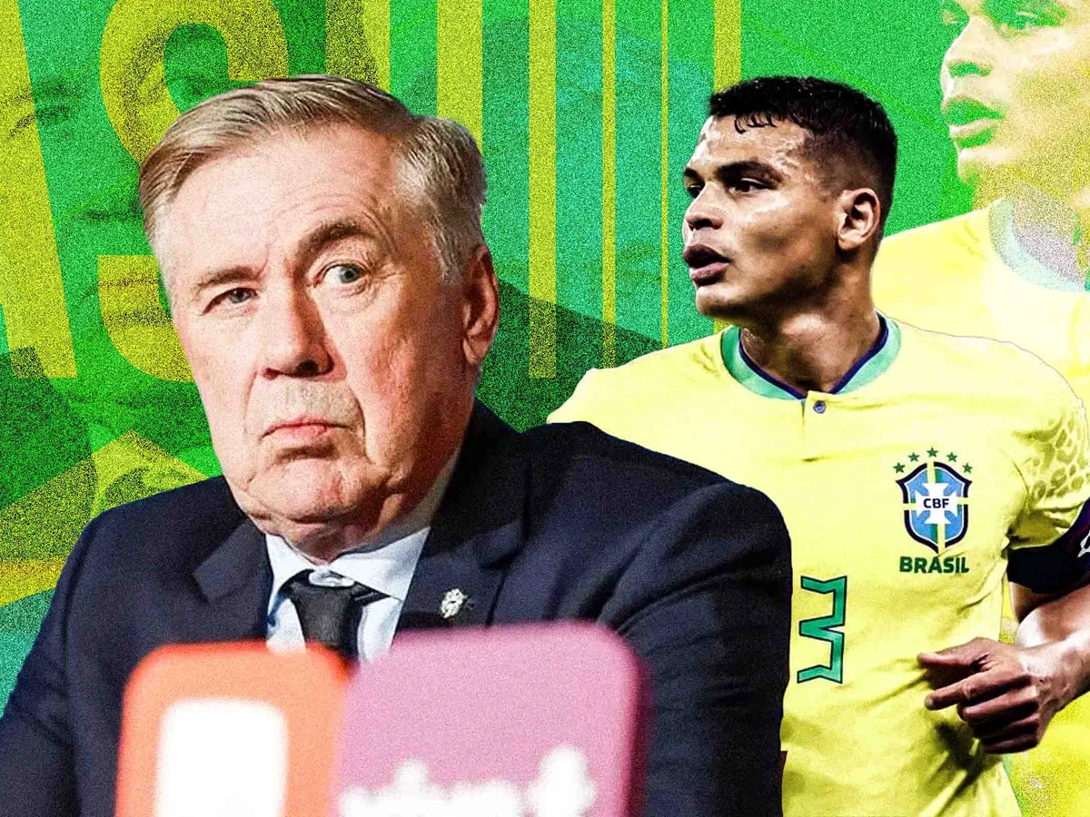 Ancelotti rebate crítica de Thiago Silva à convocação de jovens na Seleção