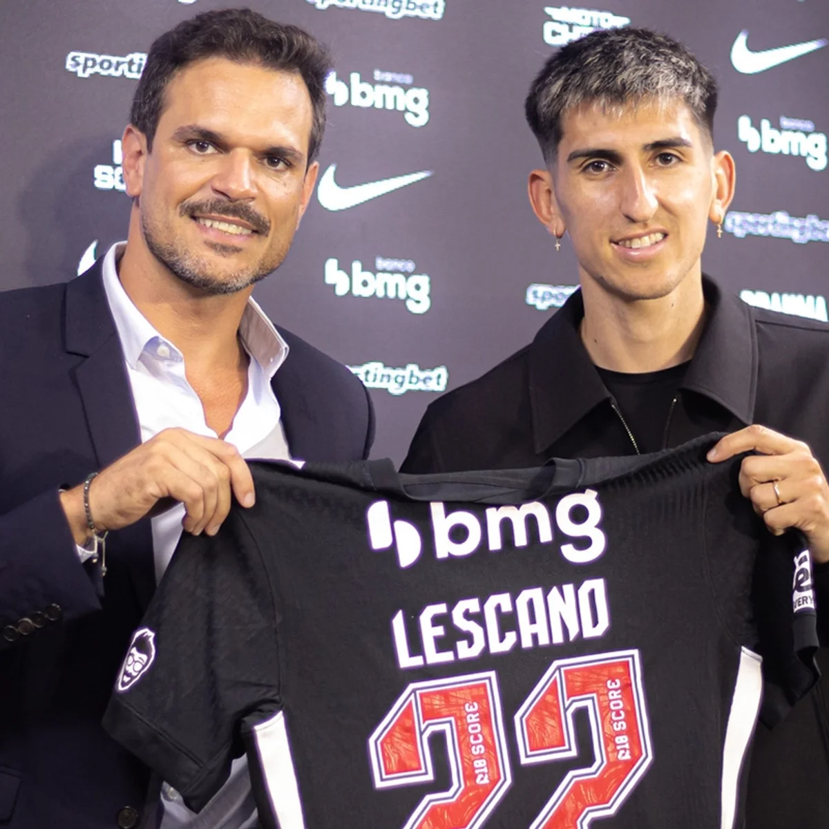 Reforço do Vasco, Lescano é apresentado e diz estar apto a entrar em campo