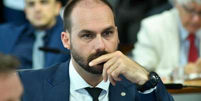STF iniciou julgamento de recurso contra condenação de Eduardo Bolsonaro Foto: Geraldo Magela/Agência Senado / Estadão