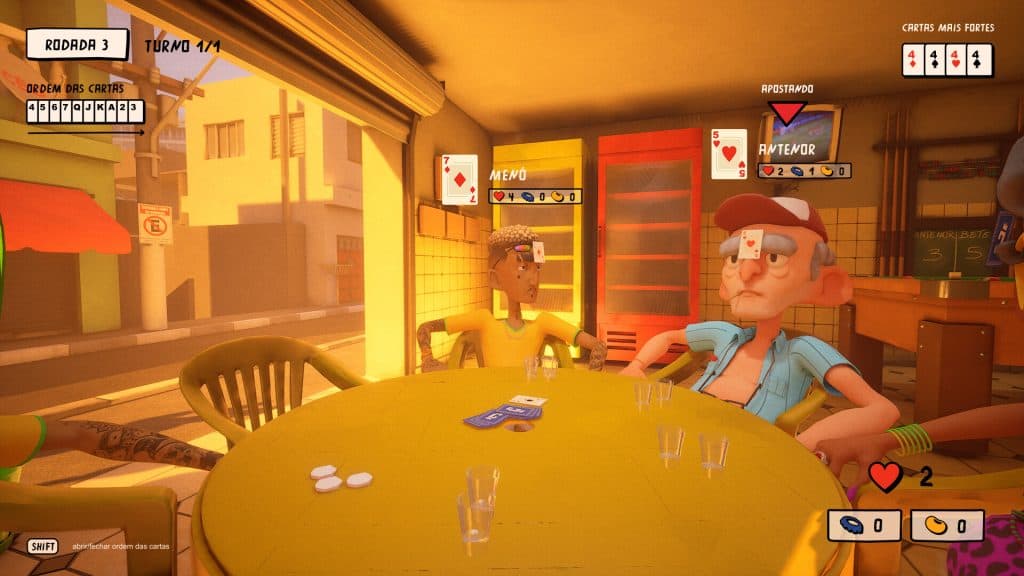 Capote review: uma mesa de bar brasileira transformada em videogame