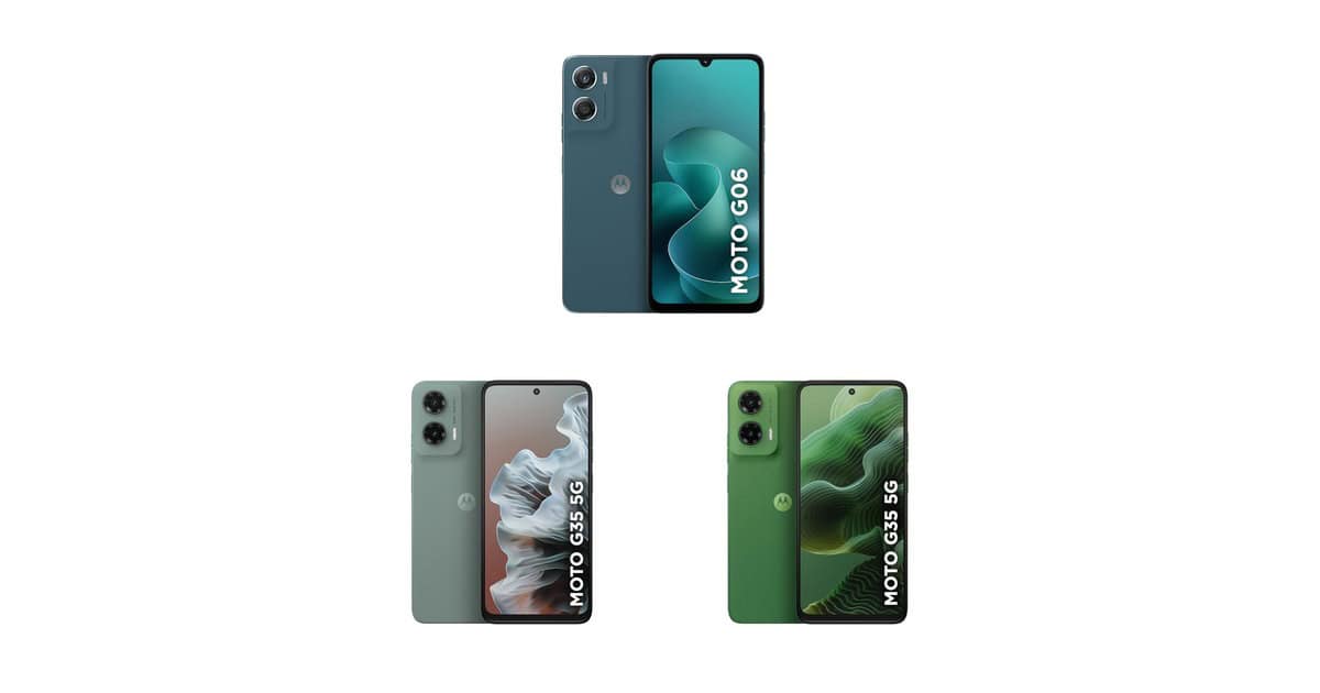 Motorola em destaque: veja uma seleção de smartphones com 5G, câmera com IA e bateria potente em oferta