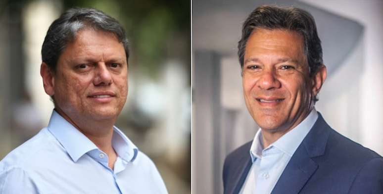 Eleição em SP: Tarcísio tem 49% das intenções de voto e Haddad, 29%, aponta Datafolha