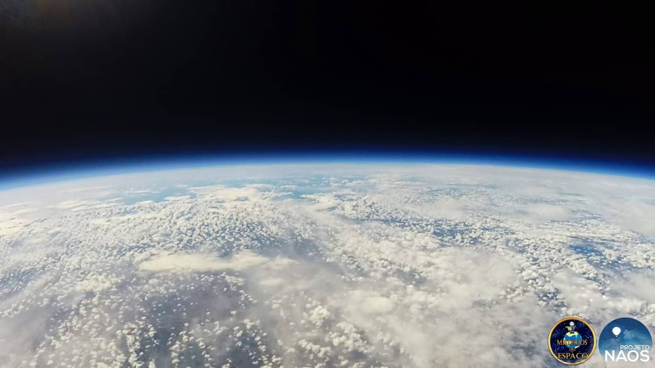 Sonda brasileira registra a curvatura da Terra a 32 km de altitude
