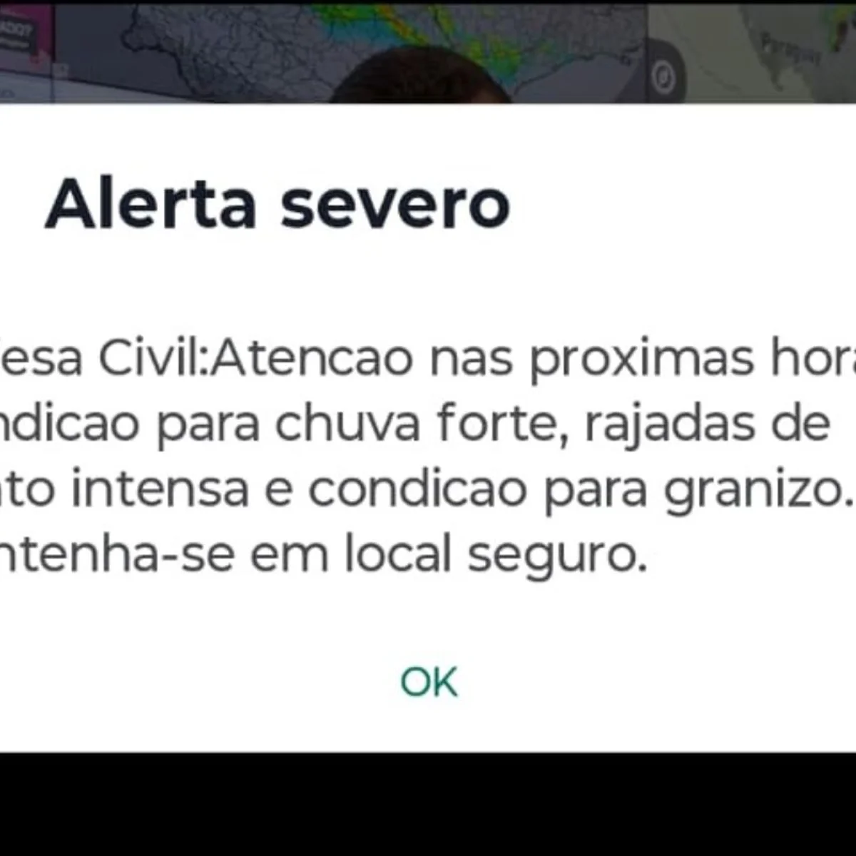 Rajadas e granizo: Defesa Civil emite alerta severo no litoral norte de SP