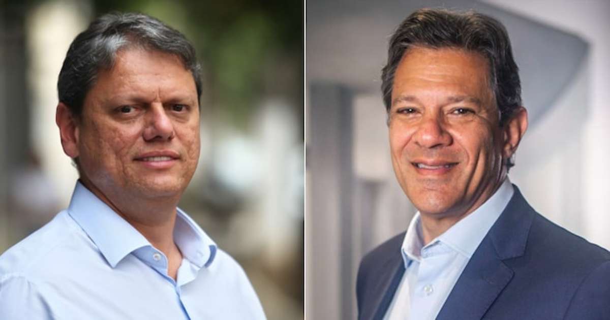 Eleição em SP: Tarcísio tem 49% das intenções de voto e Haddad, 29%, aponta Datafolha