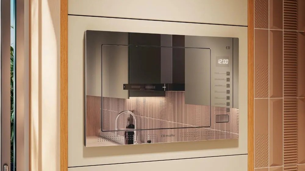 Unindo elegância e eficiência, o micro-ondas da Mueller combina com diferentes tipos de cozinha — Foto: Divulgação/Mueller