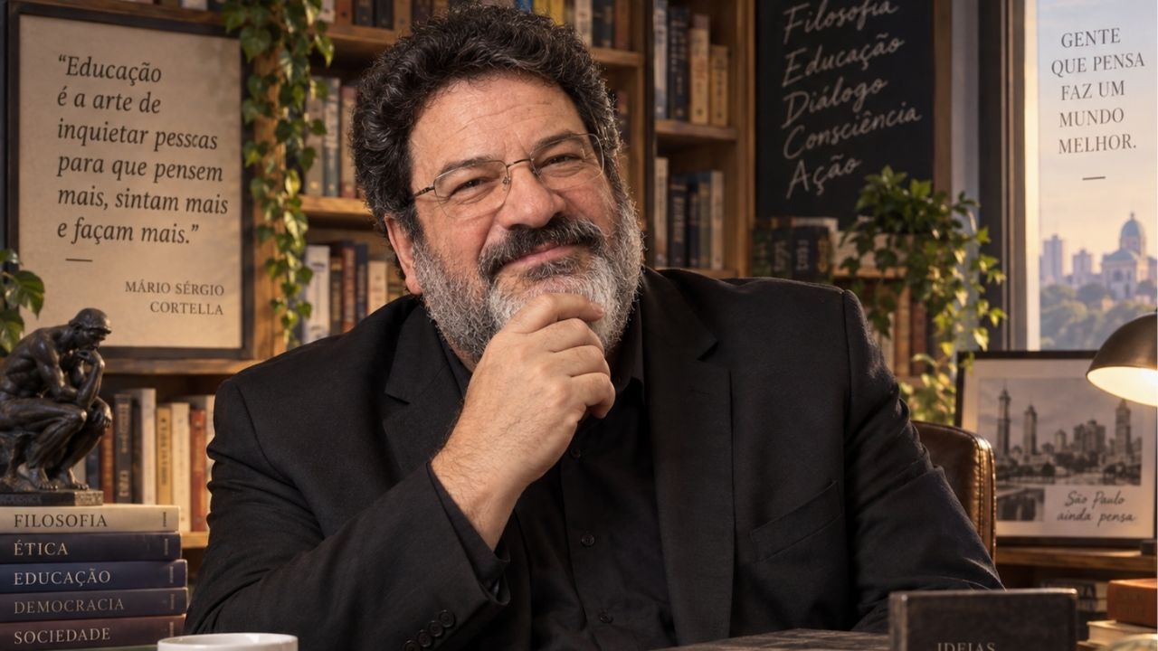 Mário Sergio Cortella e a Ética Contemporânea, em reflexão sobre a excelência: “Faça o teu melhor, na condição que você tem, enquanto você não tem condições melhores para fazer melhor ainda.”