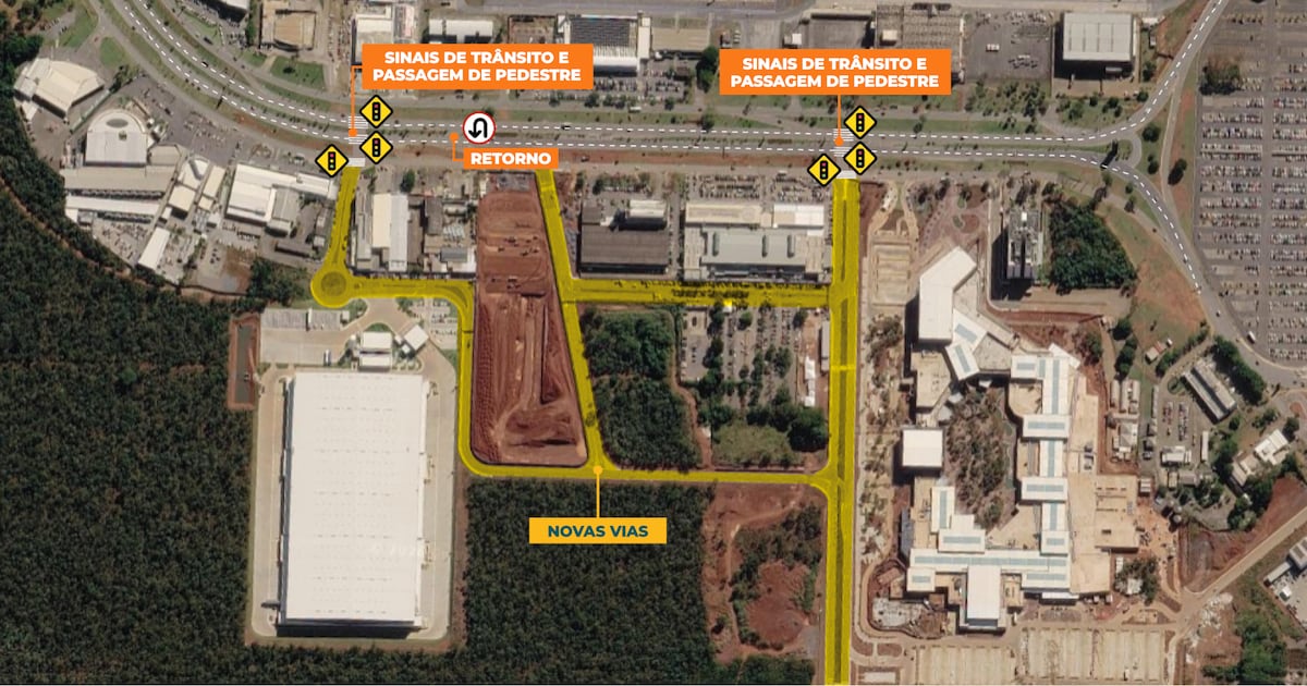 Aeroporto de Brasília inaugura novas vias para melhorar fluidez e segurança para veículos e pedestres