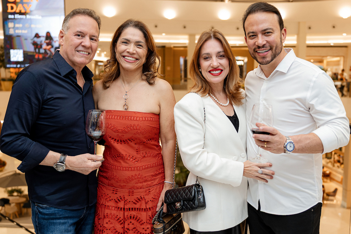 Jucelio Garcia, Wanda Alves, Taisa Mattos e Bruno Mattos