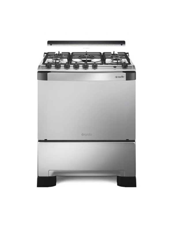 Fogão Mueller Decorato 5 Bocas inox