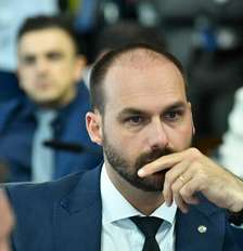Eduardo Bolsonaro, que agora vive nos Estados Unidos Foto: Geraldo Magela/Agência Senado / Estadão