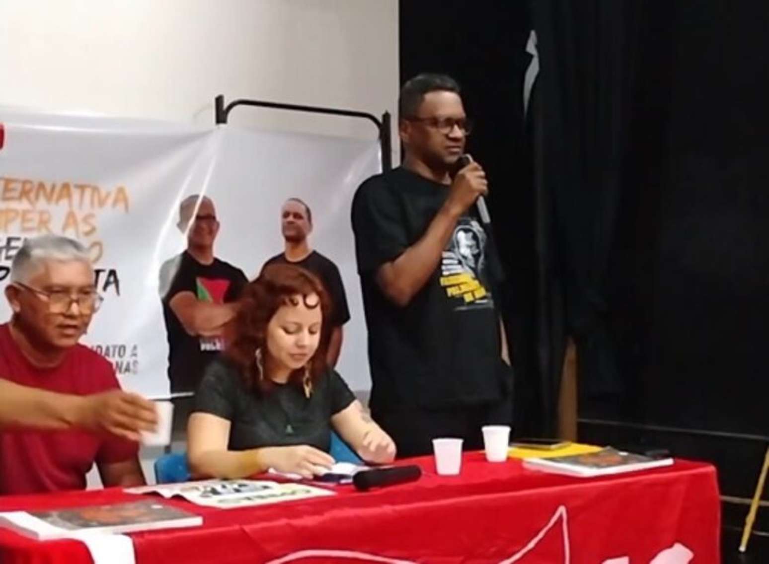 Hertz Dias, candidato do PSTU &agrave; Presid&ecirc;ncia da Rep&uacute;blica