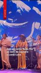 Jota.pê canta 'Beija-flor' ao lado de Zaynara e Luedji Luna