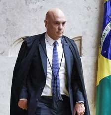 Ministros André Mendonça e Alexandre de Moraes no plenário do STF. Foto: Antonio Augusto/STF