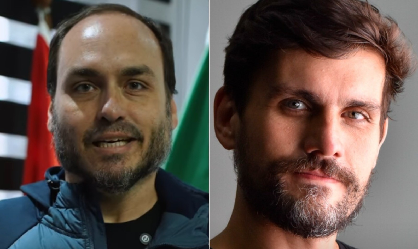 Sergio Barreto vive Carlos Bolsonaro em 'Dark Horse' — Foto: Divulgação