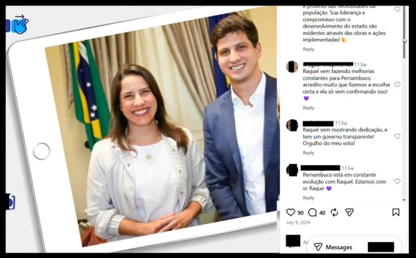 Advogada ligada a bet pagava por comentários a favor de Raquel Lyra