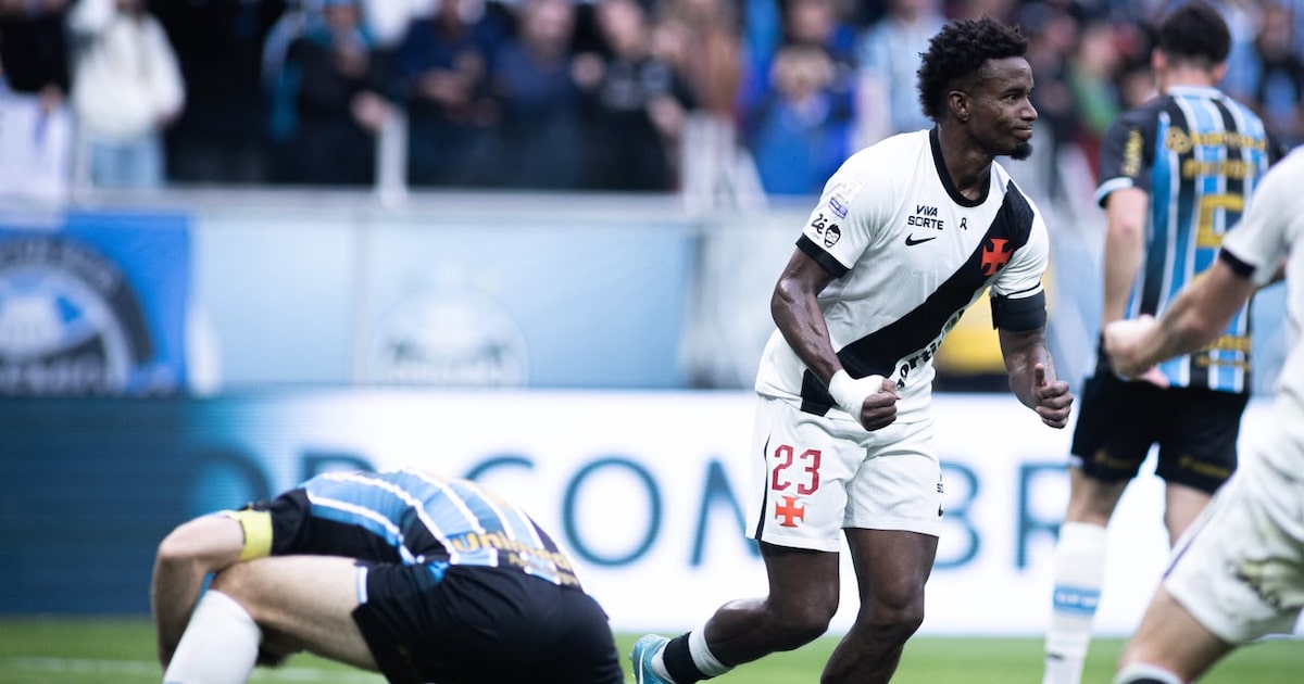 Vasco vira em duelo direto contra Z-4 e vence o Grêmio em Porto Alegre após 20 anos