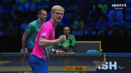 Felix Lebrun 4 x 1 Hugo Calderano | Melhores momentos | Quartas de final | Smash da Europa