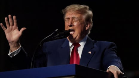 Trump tells crowd to vote in the midterm elections and 'cheat like hell, like they do' – video