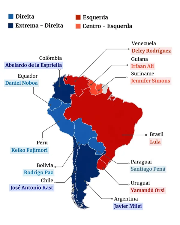 Rubio volta aos EUA com acordos e “riquezas” de aliados da América do Sul - destaque galeria