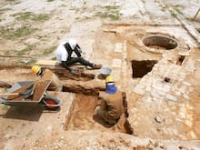Roma revela o maior mosaico de parede romano já visto, com misteriosa cidade portuária