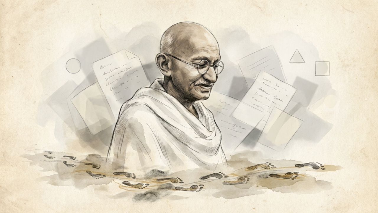 Gandhi: “Minha vida é minha mensagem”: aquilo que fazemos repetidamente pode contradizer tudo aquilo que dizemos acreditar