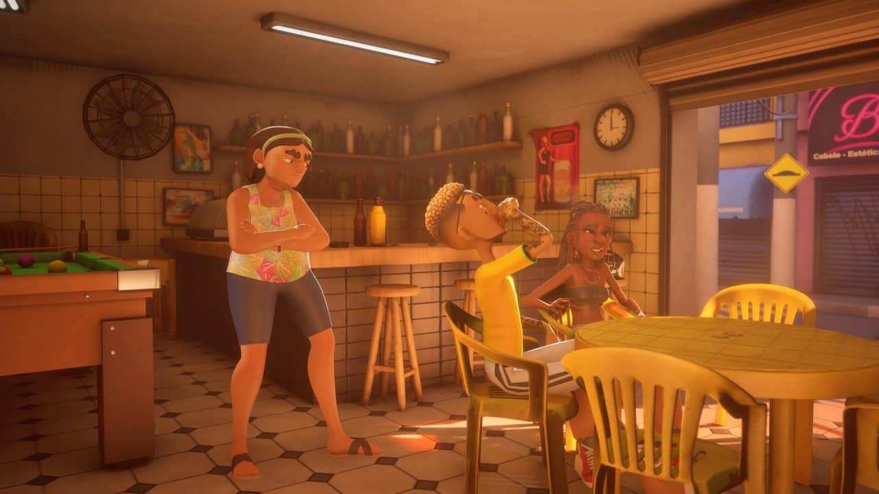 Capote review: uma mesa de bar brasileira transformada em videogame