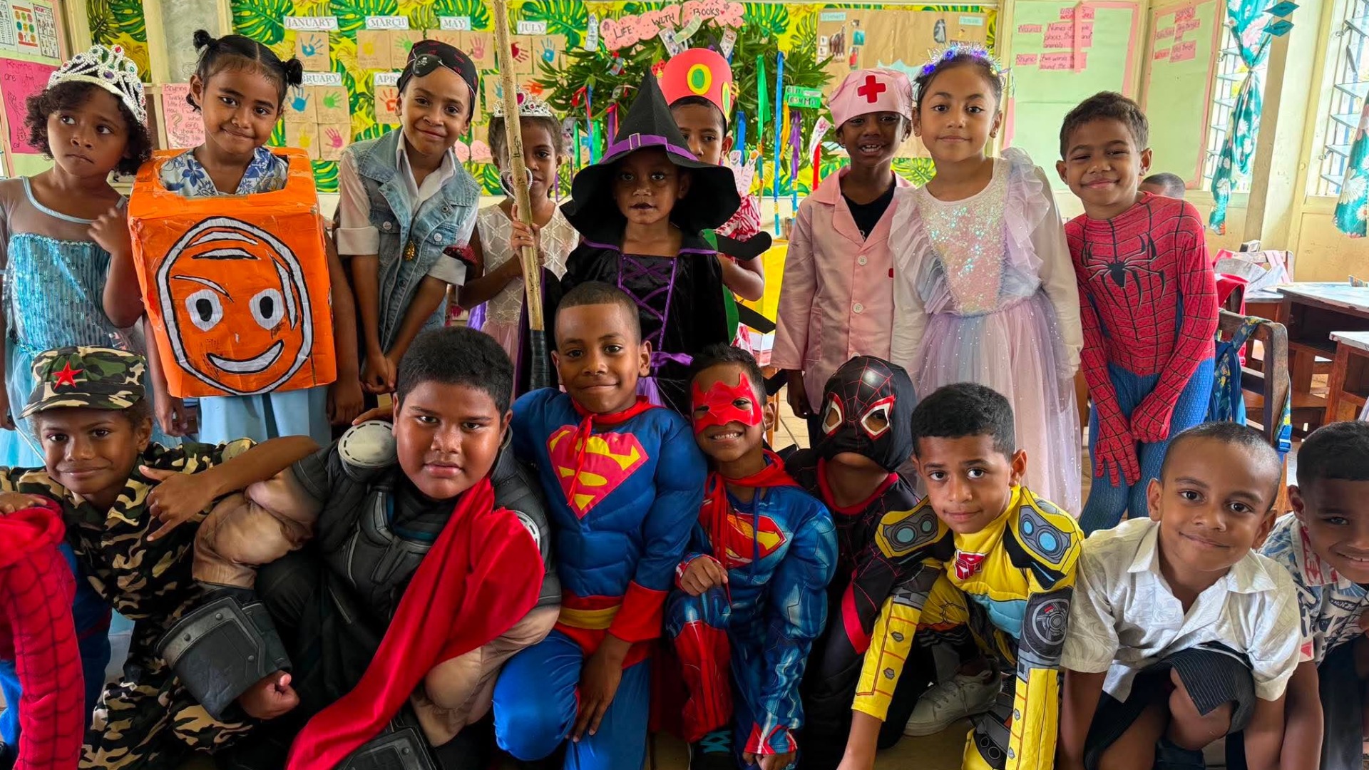 Holy Trinity students put down gadgets and rediscover joy of reading during character parade