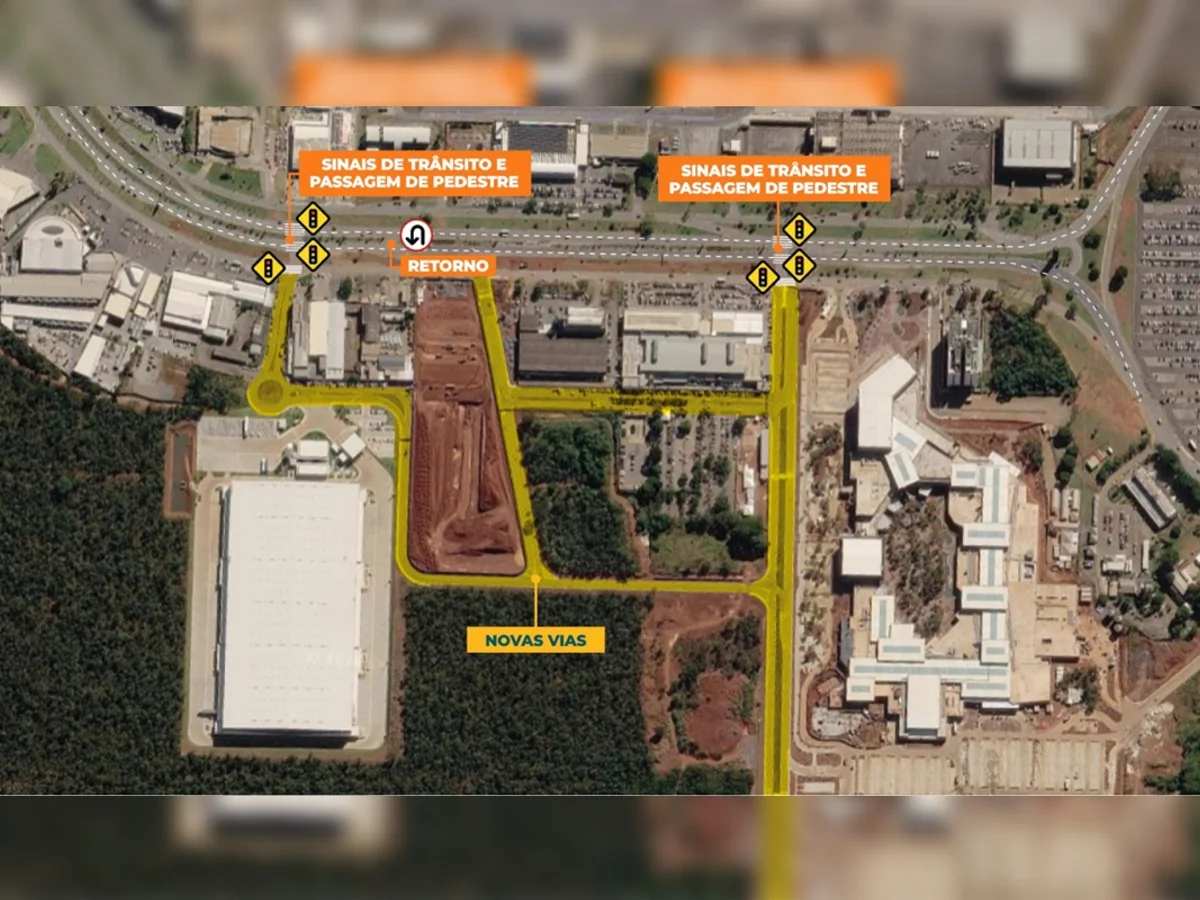 Aeroporto de Brasília terá novas vias de acesso; veja como fica o trânsito