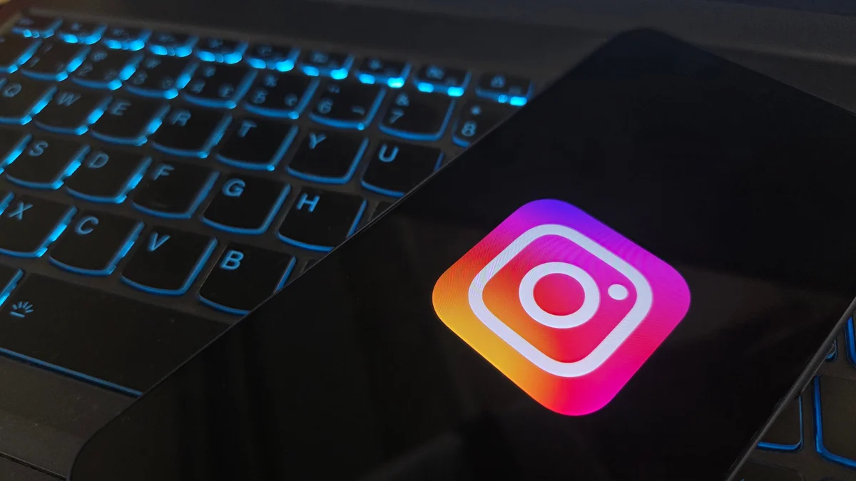 ícone instagram no celular
