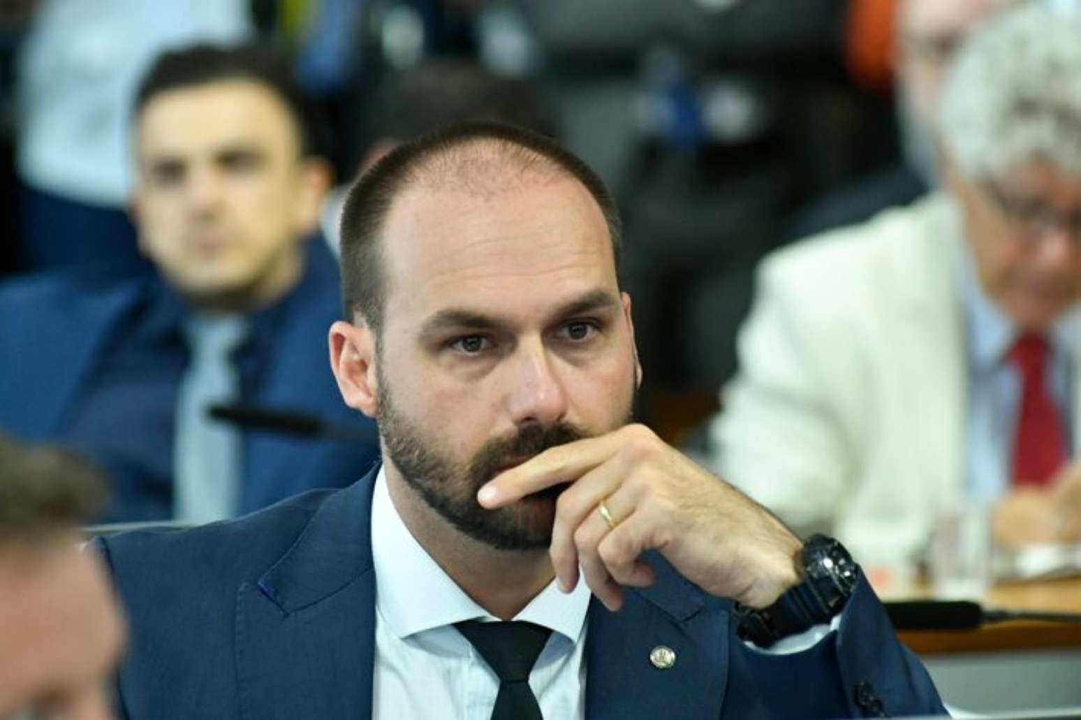 STF iniciou julgamento de recurso contra condenação de Eduardo Bolsonaro