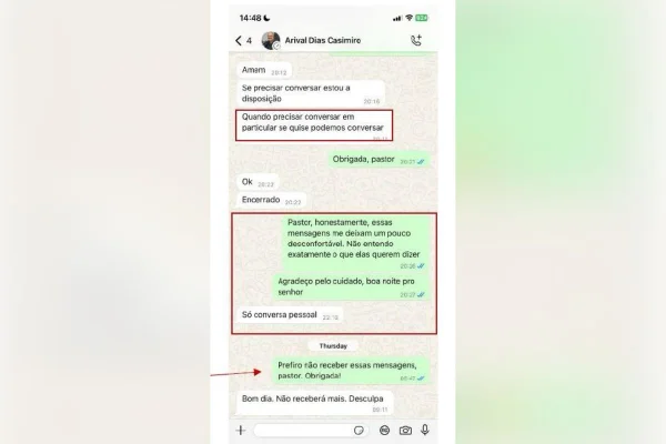 "Você mexe comigo": Igreja faz acordo de R$106 mil após acusação de assédio