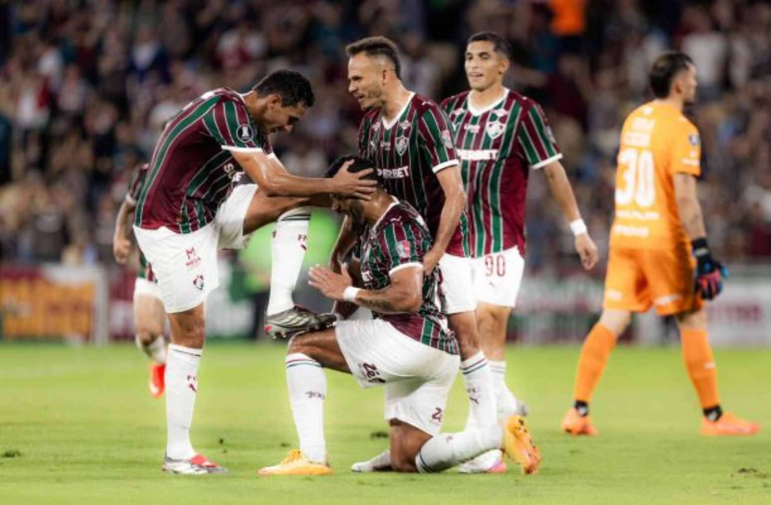 Ganso comandou o meio-campo do Fluminense na vit&oacute;ria sobre o Platense, da Argentina, na Libertadores &ndash;