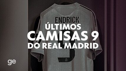De Endrick a Ronaldo: veja os últimos camisas 9 do Real Madrid