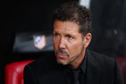 Simeone é técnico do Atlético de Madrid.
