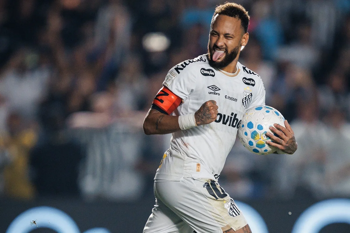 Neymar comemora chegada de reforços ao Santos: “Vamos, Peixão”