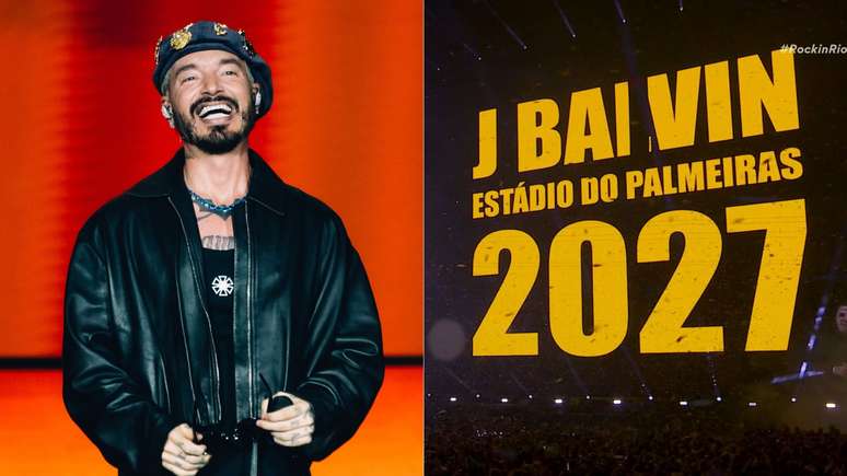 J Balvin anuncia show no Brasil em 2027 durante apresentação no Rock in Rio
