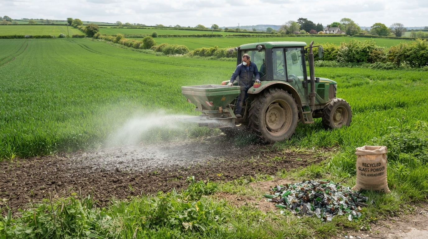 Vidro reciclado vira adubo: fábrica na Austrália transforma 20 toneladas por semana em fertilizante