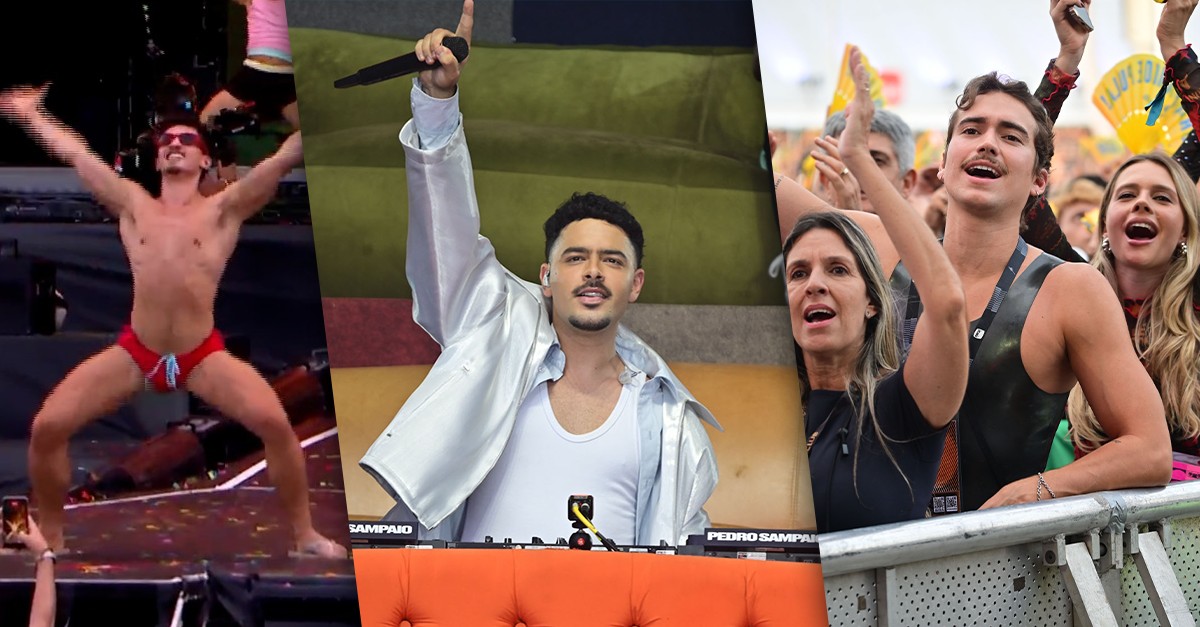Show de Pedro Sampaio no Rock in Rio tem hits, dançarino roubando a cena de fio dental e coro de leques