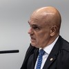 Ministro Alexandre de Moraes no julgamento do caso Marielle Franco na Primeira Turma do STF - Brenno Carvalho / Agência O Globo