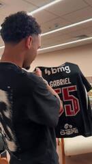 Vasco posta vídeo anunciando Gabriel Pereira