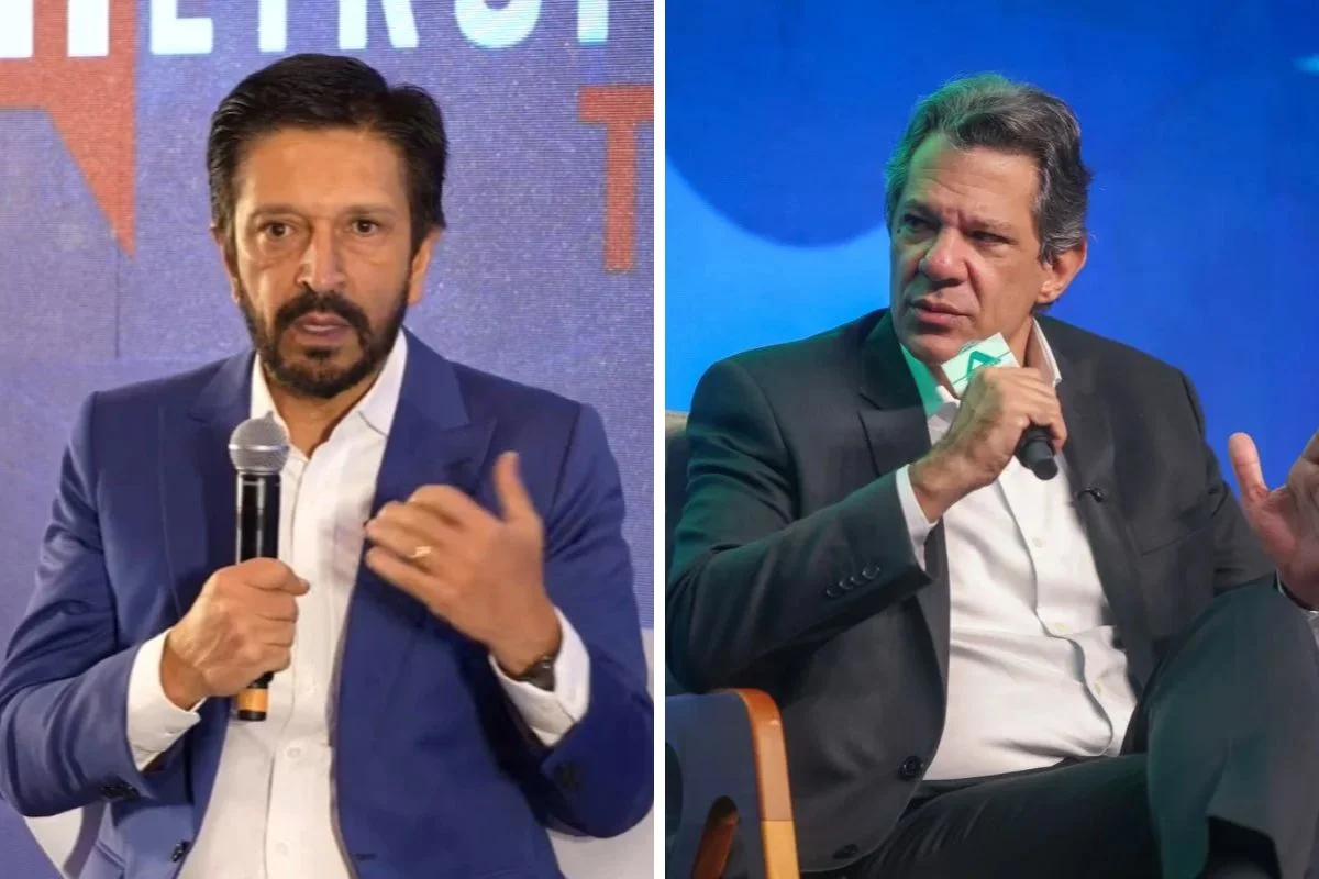 Ricardo Nunes e Fernando Haddad