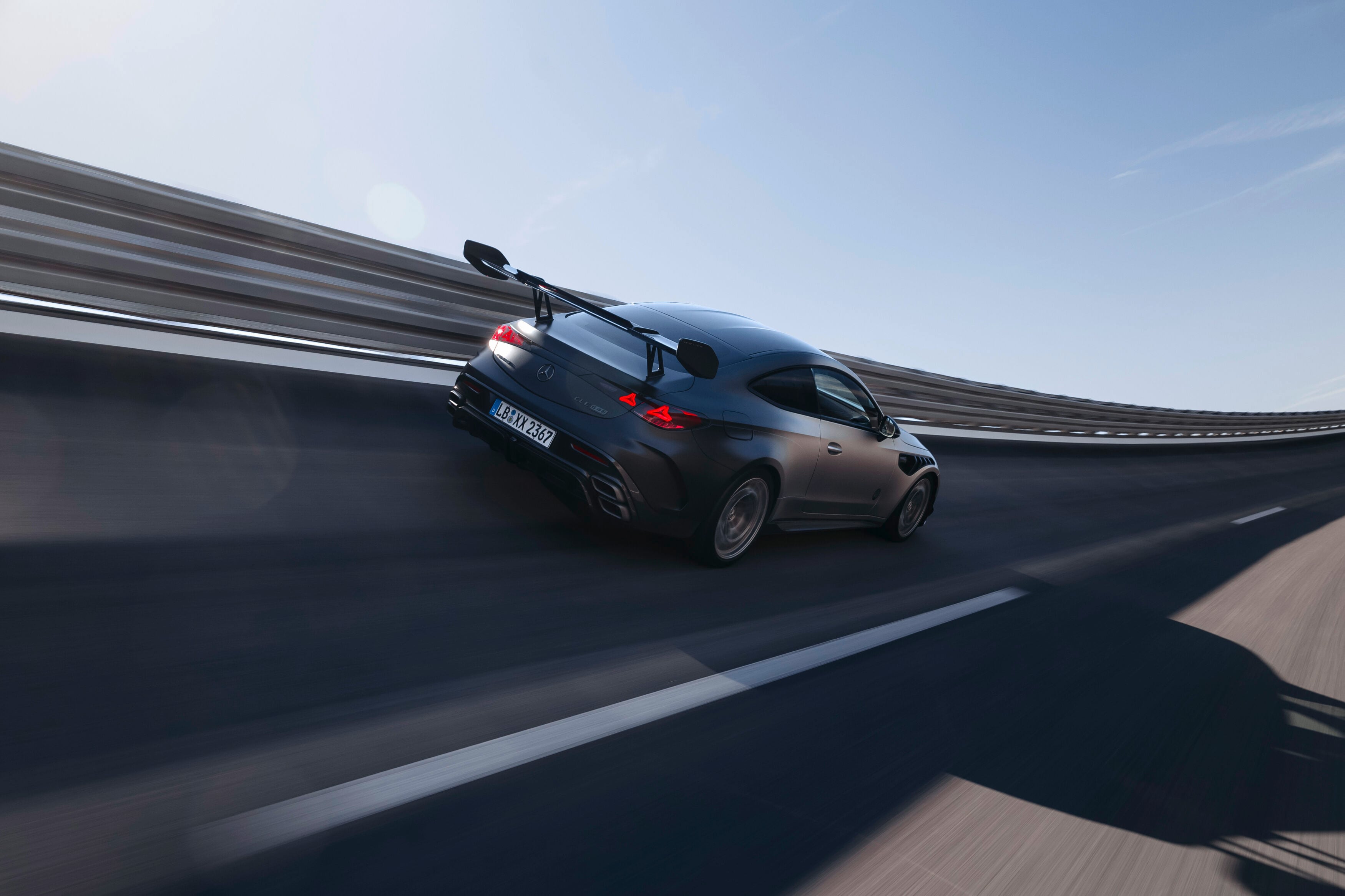 Mercedes-AMG says the Spezialanfertigung can generate well over 250kg of downforce at top speed. Picture: (Mercedes-Benz)