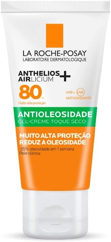 Protetor Solar Facial Antioleosidade Anthelios Airlicium+ Gel Creme FPS 80 1